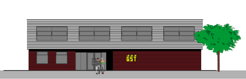 het nieuwe bedrijfspand van GST